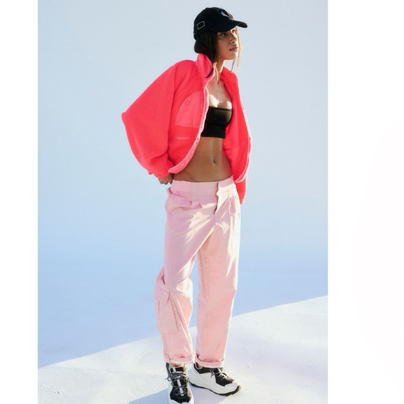 FP Movement Hit the Slopes Fleece Jacket Neon Pink - Picture 2 of 7